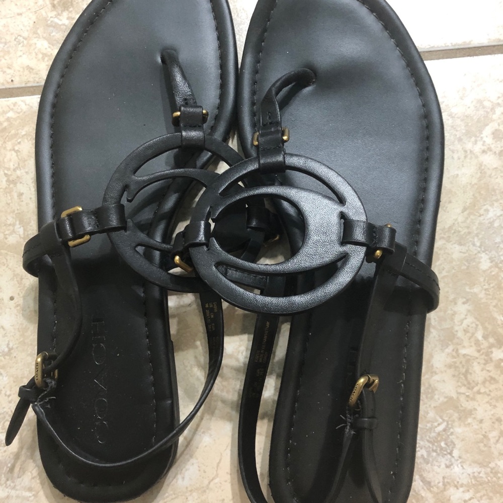 Like new coach sandals
